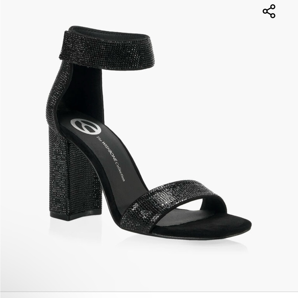 Browns Wishbone Gloria Crystal Heels